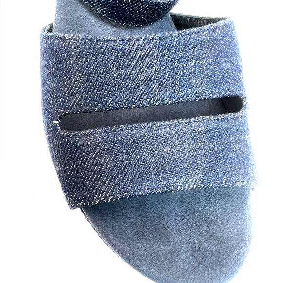 Newbark Women’s wedges blue - Picture 8 of 10